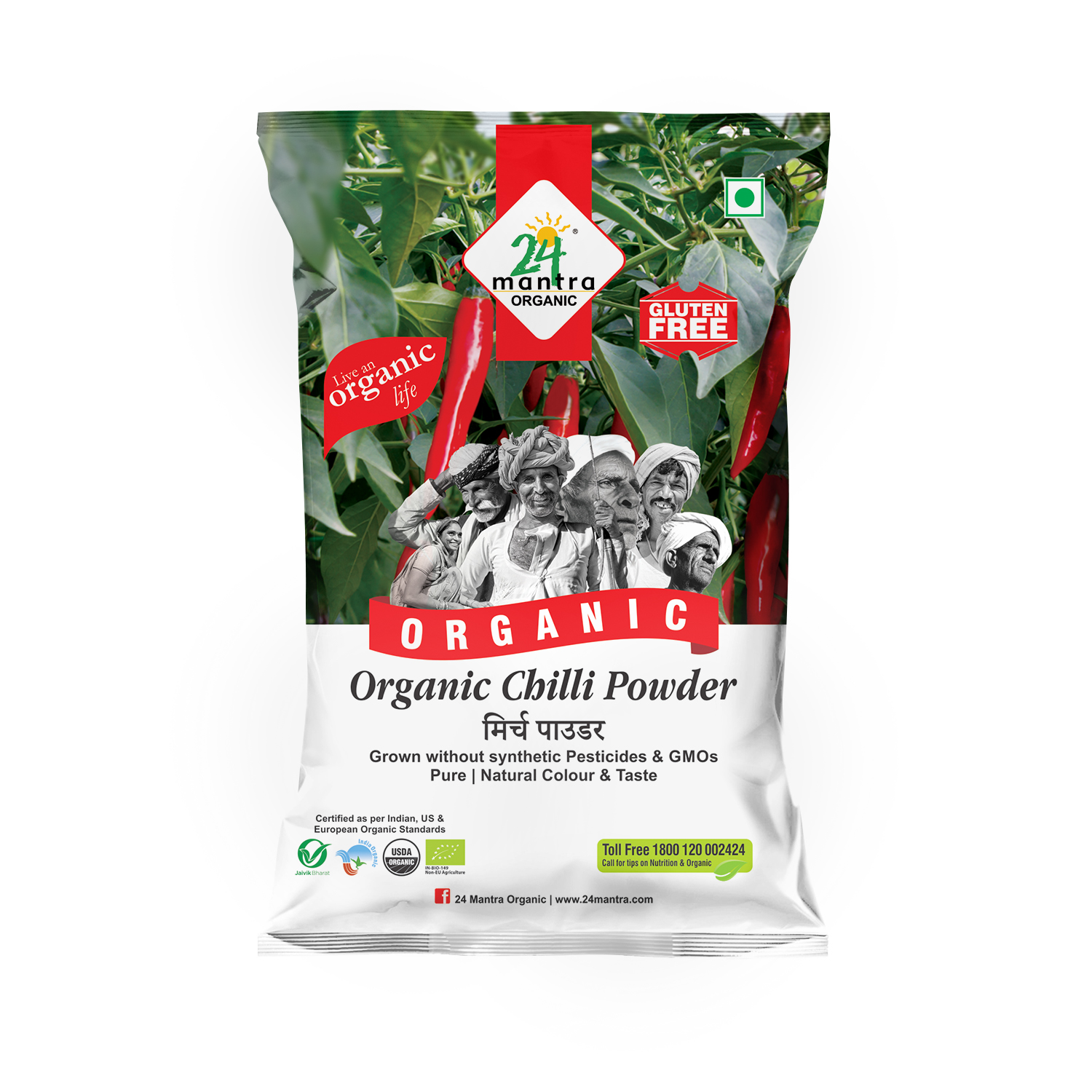 24 Mantra Organic Chilly Powder 100g