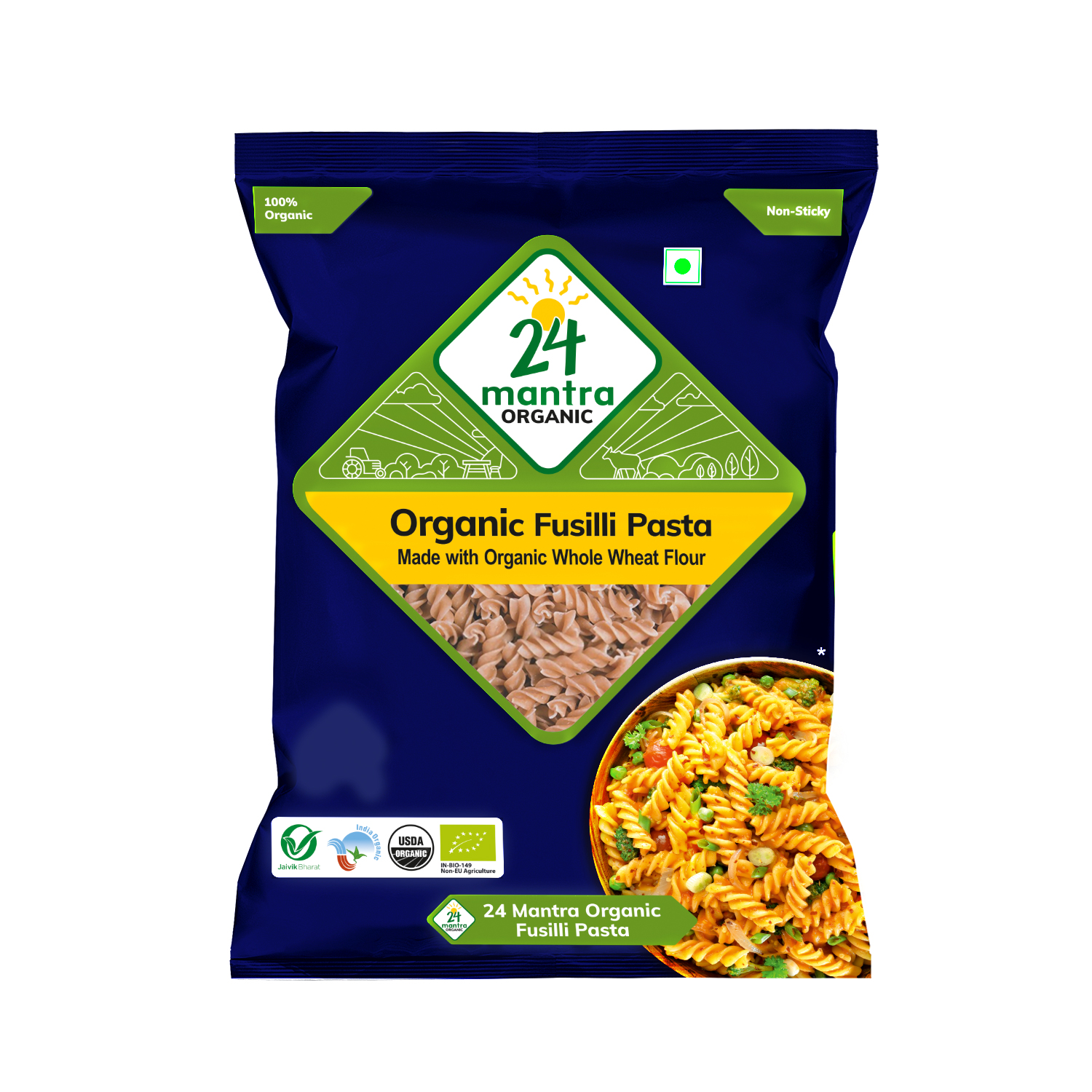 24 Mantra Organic Fusilli Pasta 400 g
