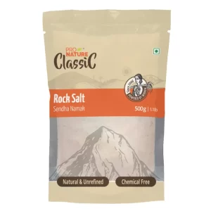Pro Nature Classic Rock Salt (Himalayan Pink) Sendha Namak 500gm